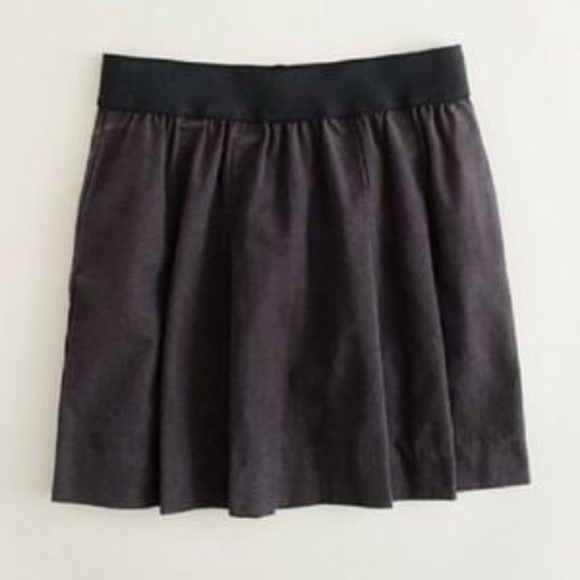 J. Crew Nico Skate Skirt in Black - Picture 2 of 7